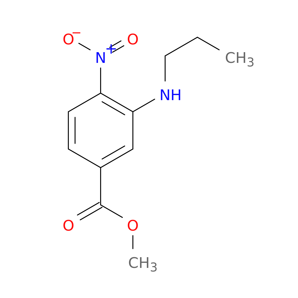 Methyl 4-nitro-3-(propylamino)benzoate