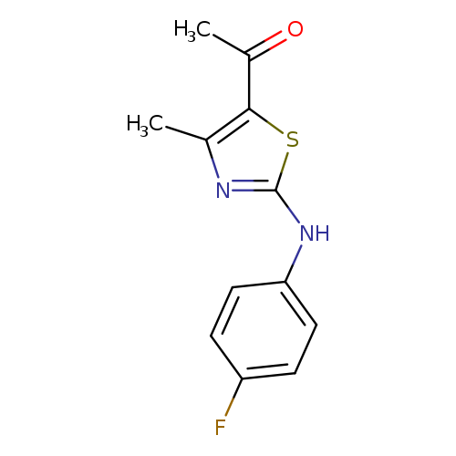 1-[2-(4-Fluoroanilino)-4-methyl-1,3-thiazol-5-yl]-1-ethanone