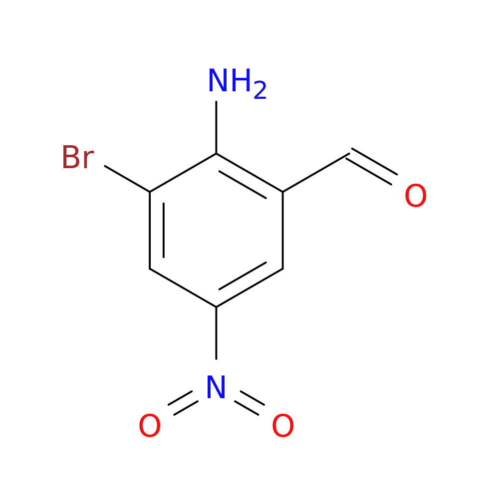 2-Amino-3-bromo-5-nitrobenzaldehyde