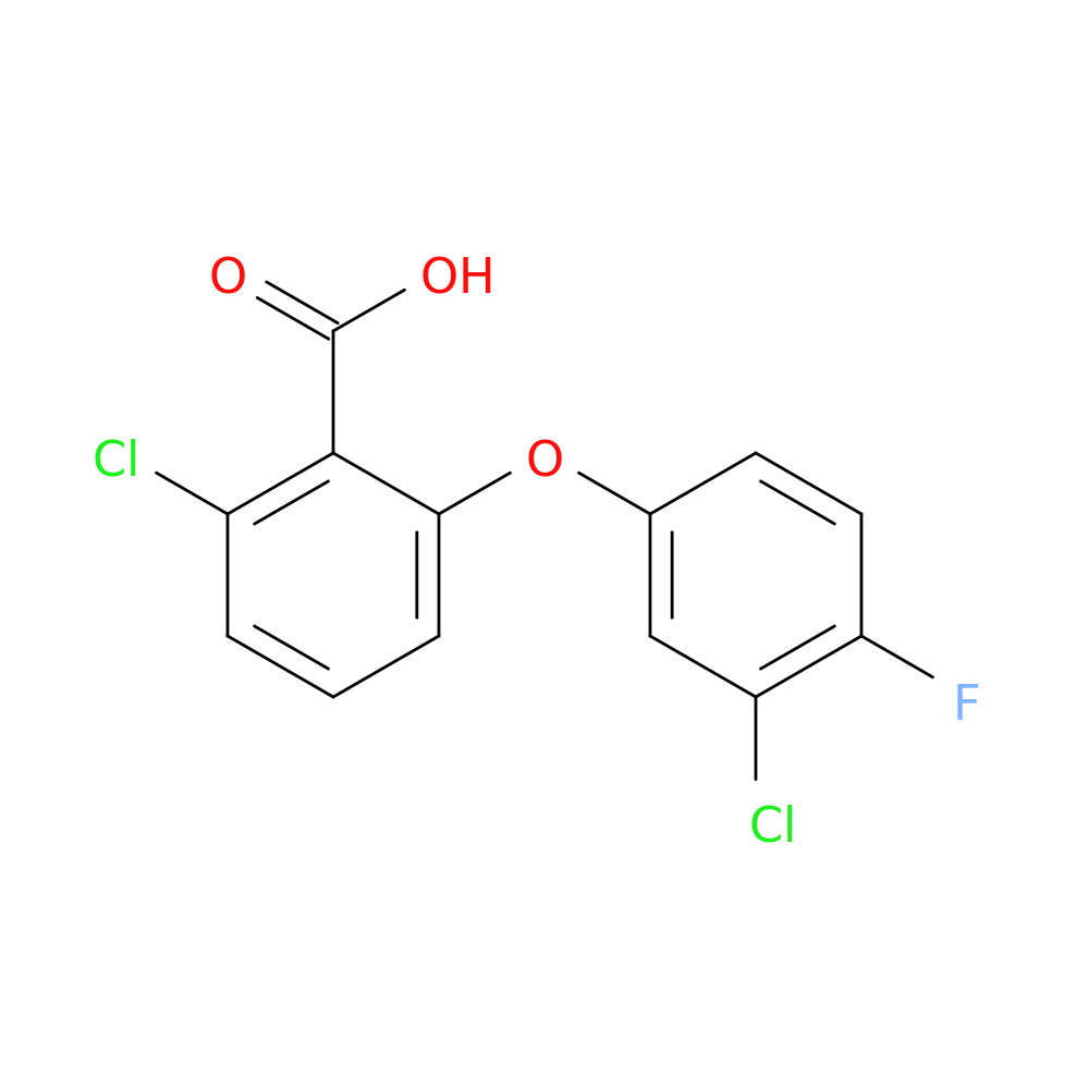 2-chloro-6-(3-chloro-4-fluorophenoxy)benzoic acid