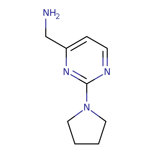 [2-(pyrrolidin-1-yl)pyrimidin-4-yl]methanamine