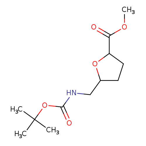 Methyl 5-[(tert-butoxycarbonylamino)methyl]tetrahydrofuran-2-carboxylate