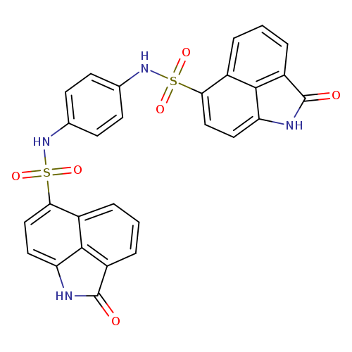 3-oxo-N-(4-{3-oxo-2-azatricyclo[6.3.1.0^{4,12}]dodeca-1(11),4,6,8(12),9-pentaene-9-sulfonamido}phenyl)-2-azatricyclo[6.3.1.0^{4,12}]dodeca-1(12),4,6,8,10-pentaene-9-sulfonamide