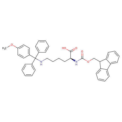 L-Lysine, N2-[(9H-fluoren-9-ylmethoxy)carbonyl]-N6-[(4-methoxyphenyl)diphenylmethyl]-