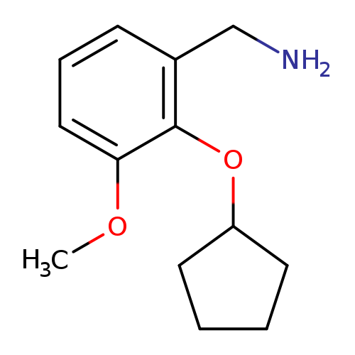 [2-(Cyclopentyloxy)-3-methoxyphenyl]methanamine