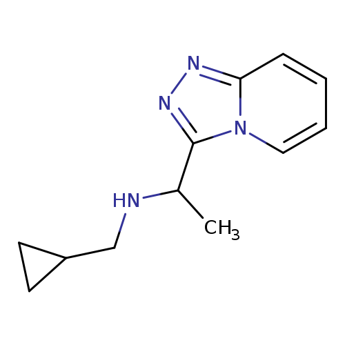 (cyclopropylmethyl)(1-{[1,2,4]triazolo[4,3-a]pyridin-3-yl}ethyl)amine