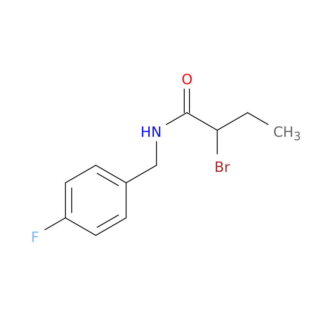 2-Bromo-n-(4-fluorobenzyl)butanamide