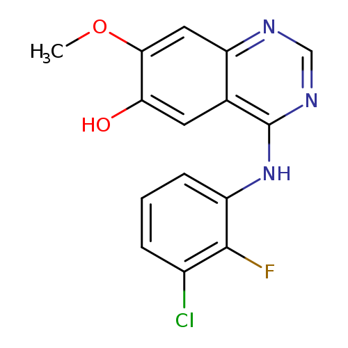 4-(3-Chloro-2-fluoroanilino)-6-hydroxy-7- methoxyquinazoline
