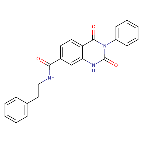 2,4-dioxo-3-phenyl-N-(2-phenylethyl)-1,2,3,4-tetrahydroquinazoline-7-carboxamide