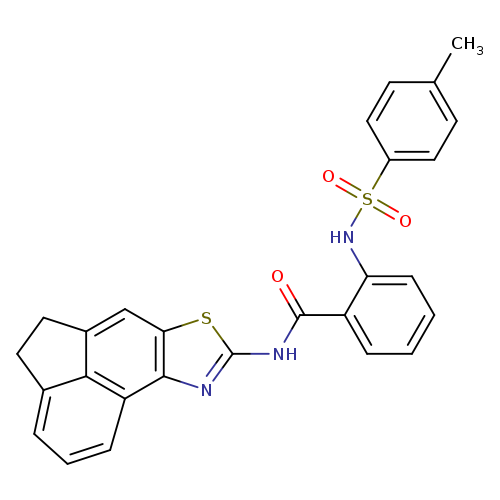 2-(4-methylbenzenesulfonamido)-N-{5-thia-3-azatetracyclo[6.6.1.0^{2,6}.0^{11,15}]pentadeca-1(15),2(6),3,7,11,13-hexaen-4-yl}benzamide