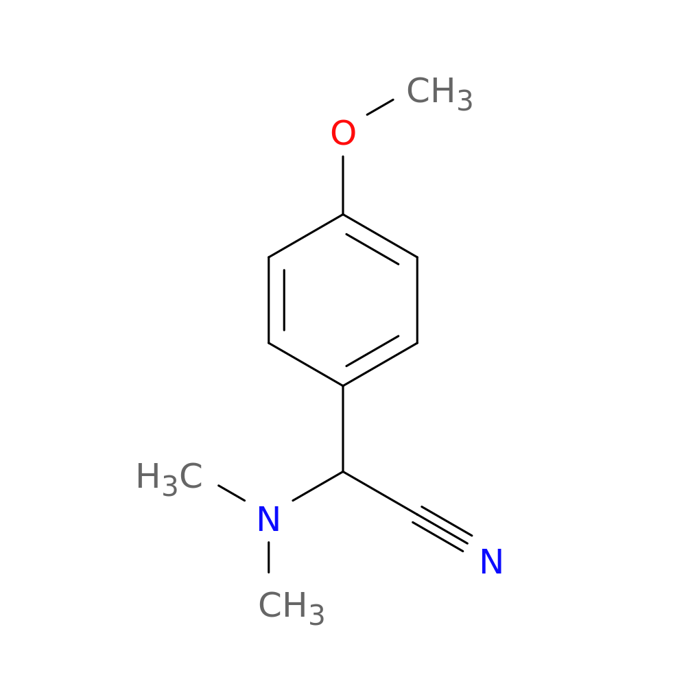 2-(dimethylamino)-2-(4-methoxyphenyl)acetonitrile