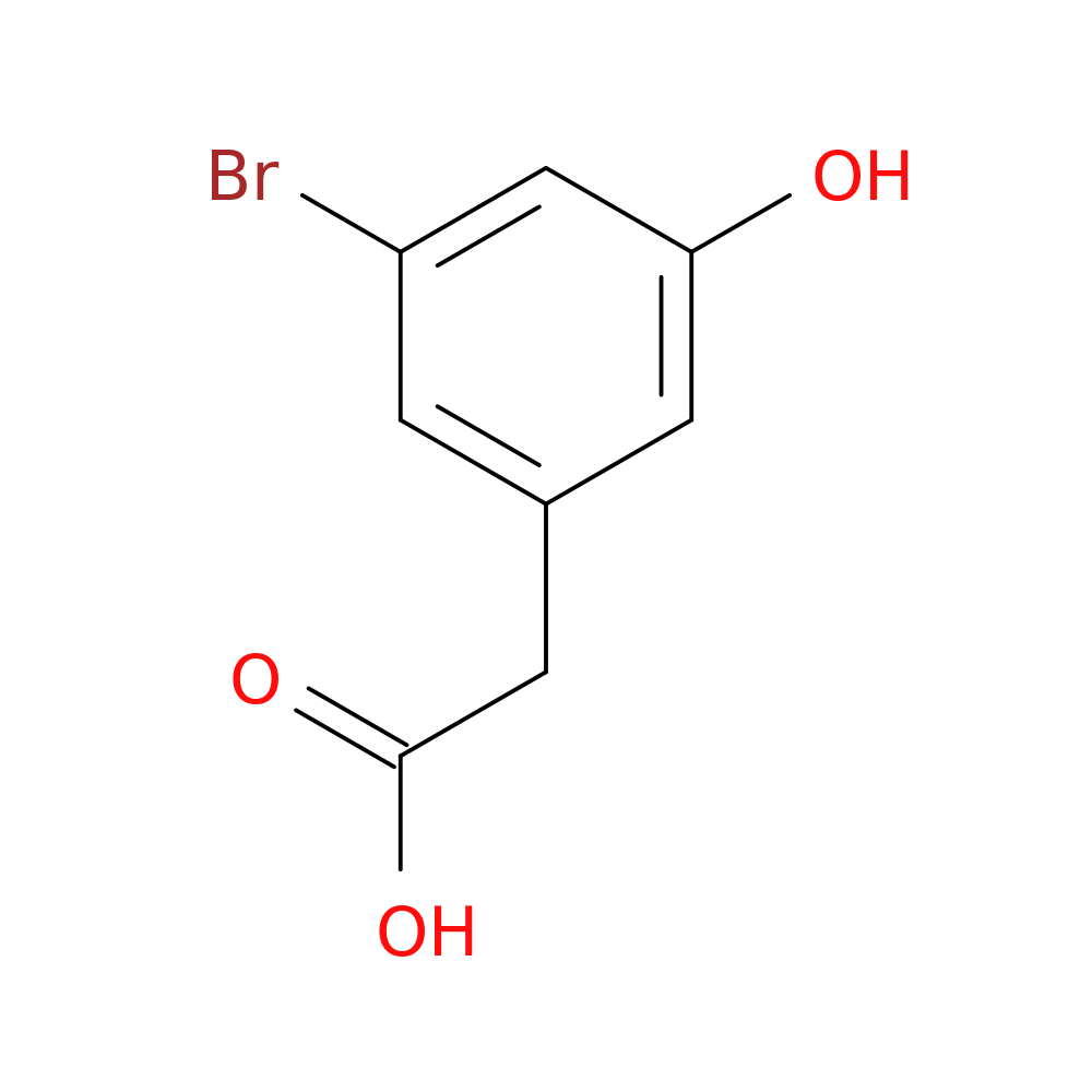 2-(3-bromo-5-hydroxyphenyl)acetic acid