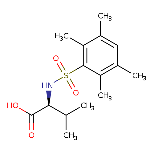 N-(2,3,5,6-Tetramethylphenylsulfonyl)-l-valine monohydrate