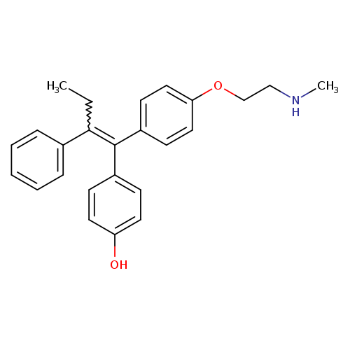 (Z)-4-Hydroxy-N-desmethyl Tamoxifen (mixture of isomers)