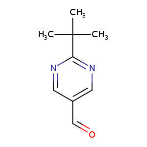 5-Pyrimidinecarboxaldehyde, 2-(1,1-dimethylethyl)- (9CI)