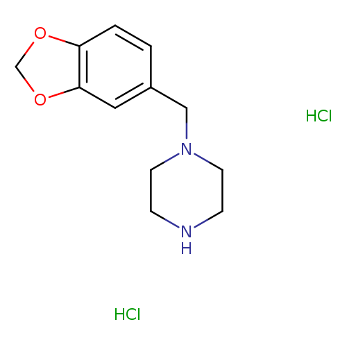 1-(1,3-benzodioxol-5-ylmethyl)piperazine dihydrochloride