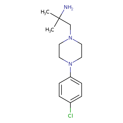 1-[4-(4-chlorophenyl)piperazin-1-yl]-2-methylpropan-2-amine