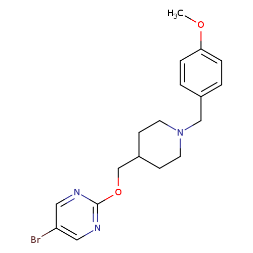 5-bromo-2-({1-[(4-methoxyphenyl)methyl]piperidin-4-yl}methoxy)pyrimidine