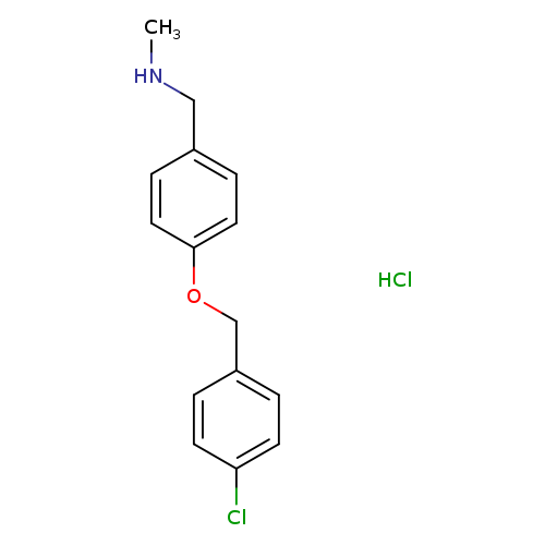 ({4-[(4-chlorophenyl)methoxy]phenyl}methyl)(methyl)amine hydrochloride