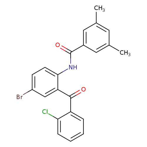 N-[4-bromo-2-(2-chlorobenzoyl)phenyl]-3,5-dimethylbenzamide