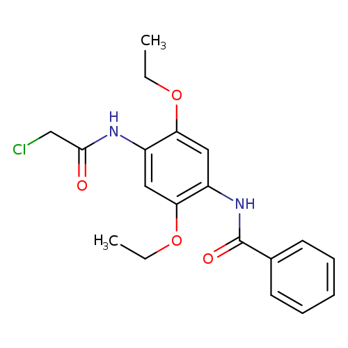 N-[4-(2-chloroacetamido)-2,5-diethoxyphenyl]benzamide