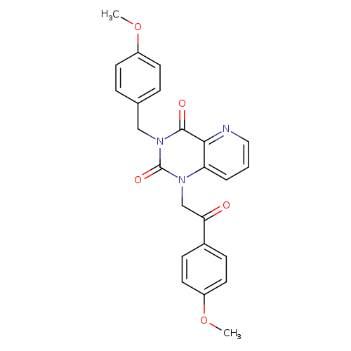 1-[2-(4-methoxyphenyl)-2-oxoethyl]-3-[(4-methoxyphenyl)methyl]-1H,2H,3H,4H-pyrido[3,2-d]pyrimidine-2,4-dione