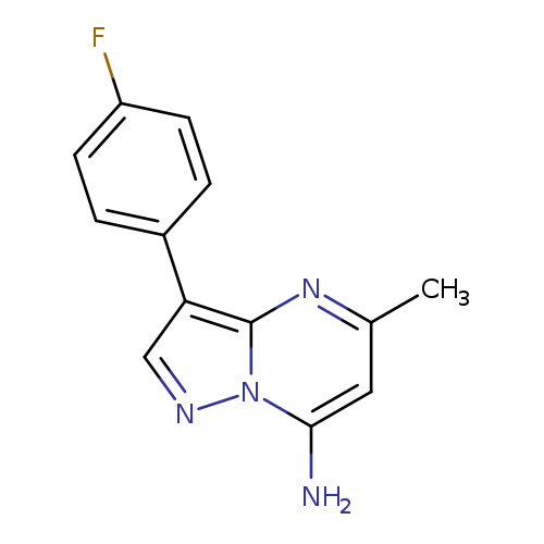 3-(4-fluorophenyl)-5-methylpyrazolo[1,5-a]pyrimidin-7-amine
