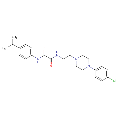 N-{2-[4-(4-chlorophenyl)piperazin-1-yl]ethyl}-N'-[4-(propan-2-yl)phenyl]ethanediamide