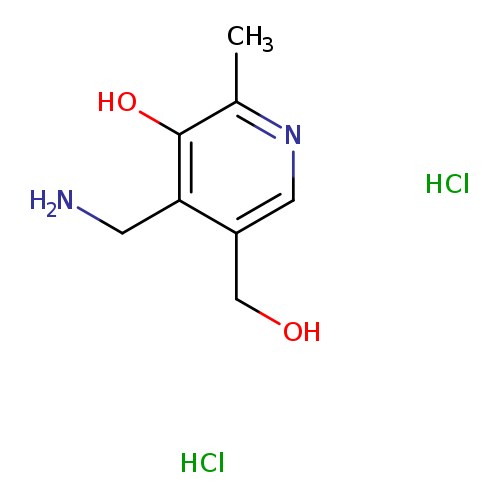 3-Pyridinemethanol, 4-(aminomethyl)-5-hydroxy-6-methyl-,dihydrochloride