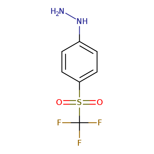 (4-((Trifluoromethyl)sulfonyl)phenyl)hydrazine