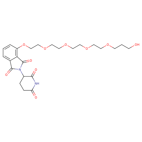 2-(2,6-dioxopiperidin-3-yl)-4-[(15-hydroxy-3,6,9,12-tetraoxapentadecan-1-yl)oxy]-2,3-dihydro-1H-isoindole-1,3-dione