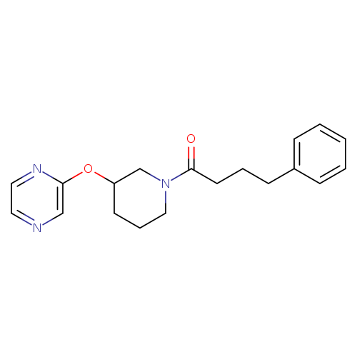 4-phenyl-1-[3-(pyrazin-2-yloxy)piperidin-1-yl]butan-1-one