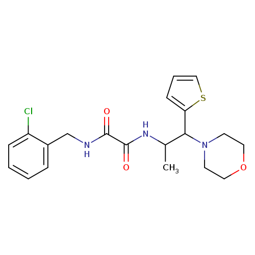 N'-[(2-chlorophenyl)methyl]-N-[1-(morpholin-4-yl)-1-(thiophen-2-yl)propan-2-yl]ethanediamide