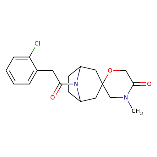 8-[2-(2-chlorophenyl)acetyl]-4'-methyl-8-azaspiro[bicyclo[3.2.1]octane-3,2'-morpholin]-5'-one
