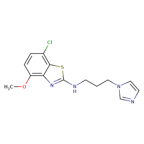 N-(3-(1H-Imidazol-1-yl)propyl)-7-chloro-4-methoxybenzo[d]thiazol-2-amine