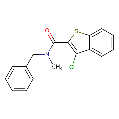 N-benzyl-3-chloro-N-methyl-1-benzothiophene-2-carboxamide