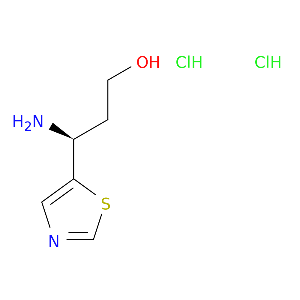 (3S)-3-amino-3-(1,3-thiazol-5-yl)propan-1-ol dihydrochloride