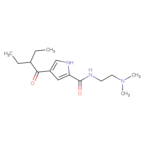N-[2-(dimethylamino)ethyl]-4-(2-ethylbutanoyl)-1H-pyrrole-2-carboxamide