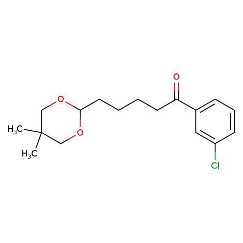 3'-Chloro-5-(5,5-dimethyl-1,3-dioxan-2-yl)valerophenone