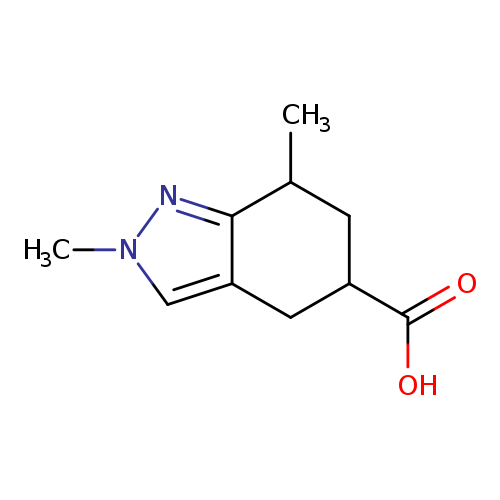 2,7-dimethyl-4,5,6,7-tetrahydro-2H-indazole-5-carboxylic acid