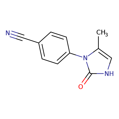 4-(5-methyl-2-oxo-2,3-dihydro-1H-imidazol-1-yl)benzonitrile