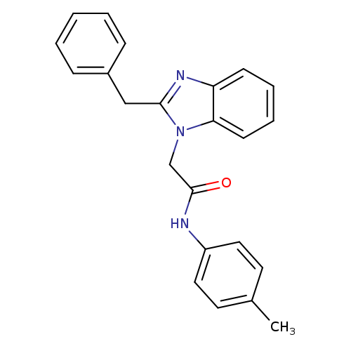 2-(2-benzyl-1H-1,3-benzodiazol-1-yl)-N-(4-methylphenyl)acetamide