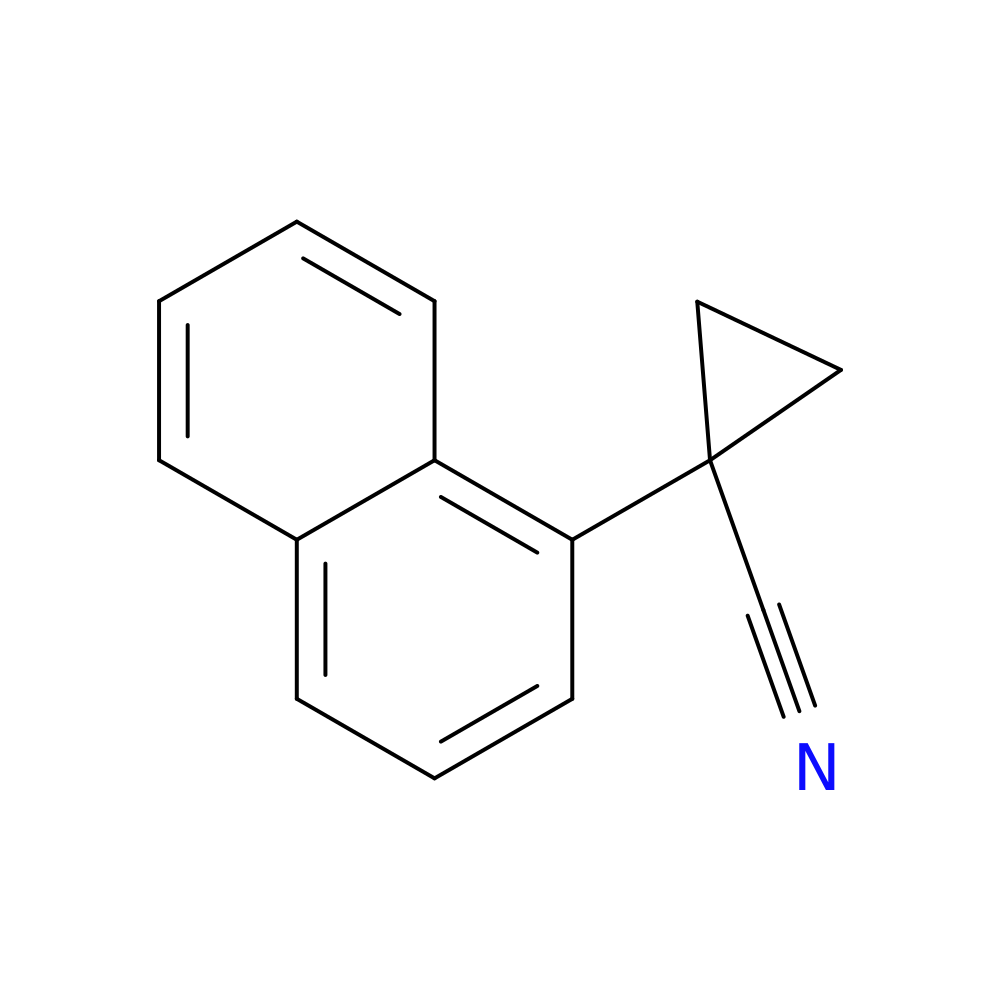 1-(Naphthalen-1-yl)cyclopropane-1-carbonitrile