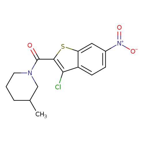 1-({3-chloro-6-nitro-1-benzothien-2-yl}carbonyl)-3-methylpiperidine