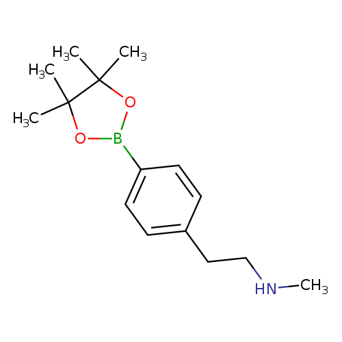 Methyl([2-[4-(tetramethyl-1,3,2-dioxaborolan-2-yl)phenyl]ethyl])amine