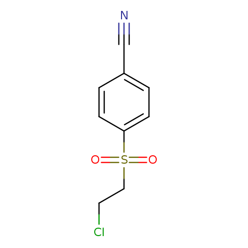 4-[(2-Chloroethane)sulfonyl]benzonitrile