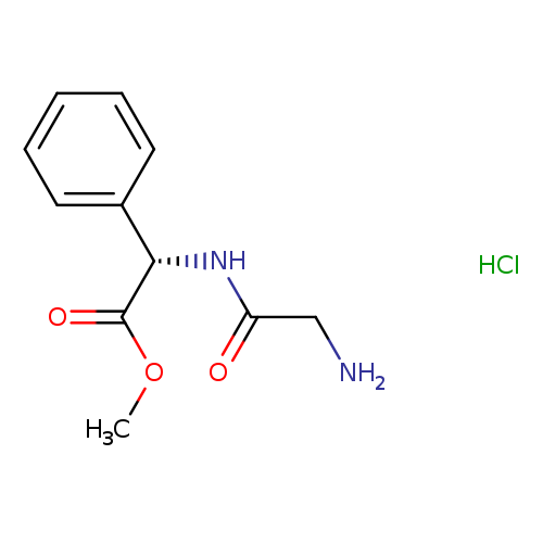 methyl (2S)-2-(2-aminoacetamido)-2-phenylacetate hydrochloride