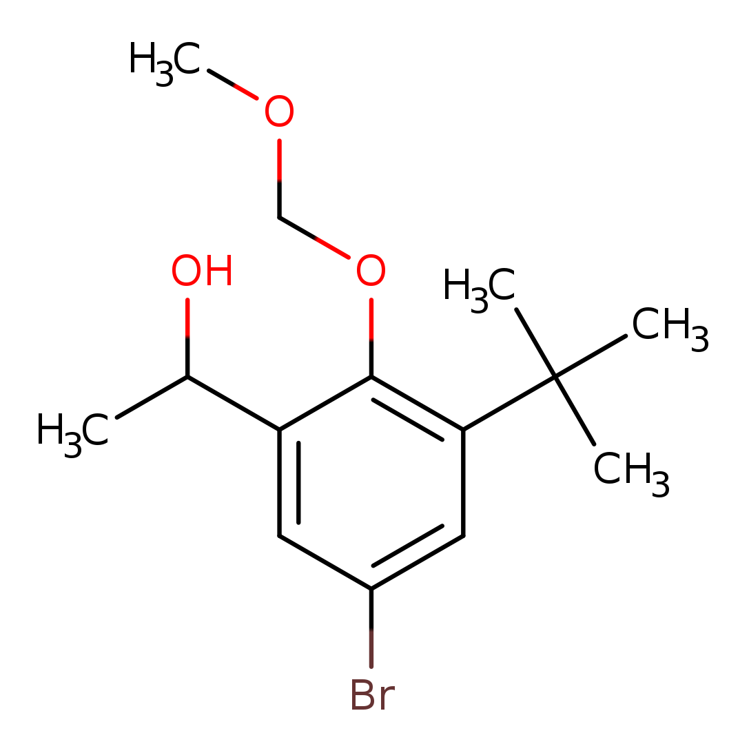 1-[5-bromo-3-tert-butyl-2-(methoxymethoxy)phenyl]ethan-1-ol