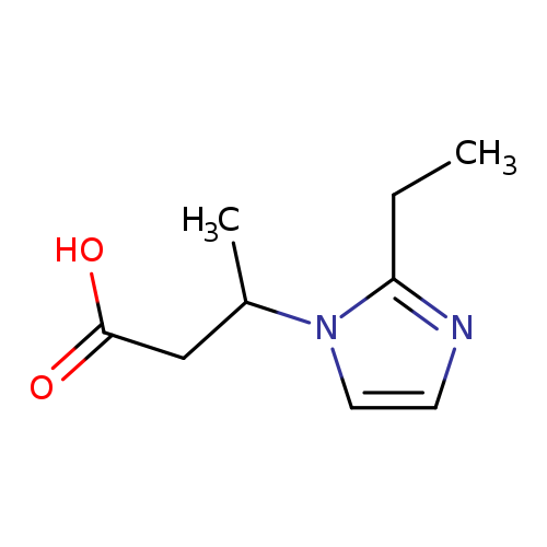 3-(2-Ethyl-1h-imidazol-1-yl)butanoic acid
