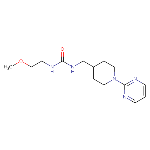 3-(2-methoxyethyl)-1-{[1-(pyrimidin-2-yl)piperidin-4-yl]methyl}urea